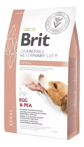 Brit Renal Egg & Pea Canino 2 kg