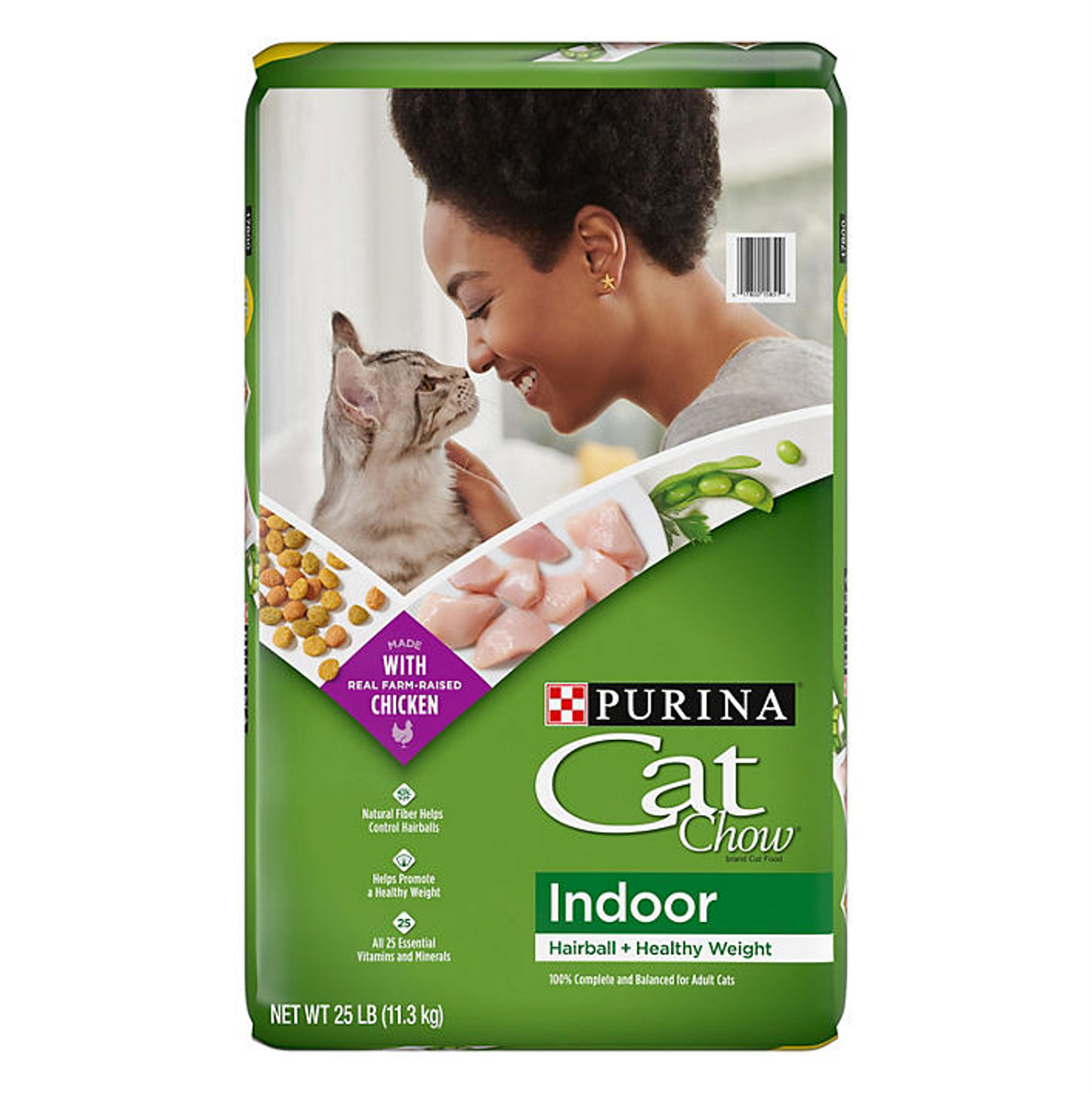CAT CHOW INDOOR 25 lb/ 11,34 Kg $