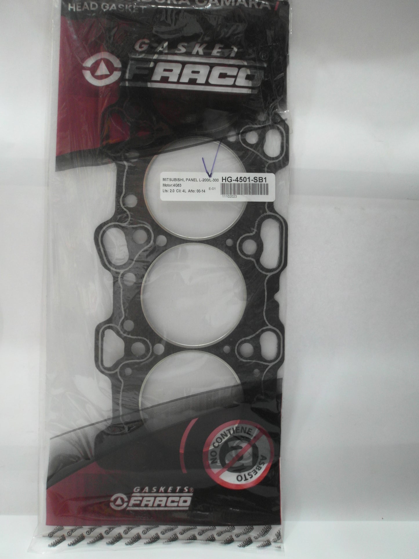 HG-4501-SB1 EMPACADURA CAMARA MITSUBISHI PANEL 2.0 4G63 00-14