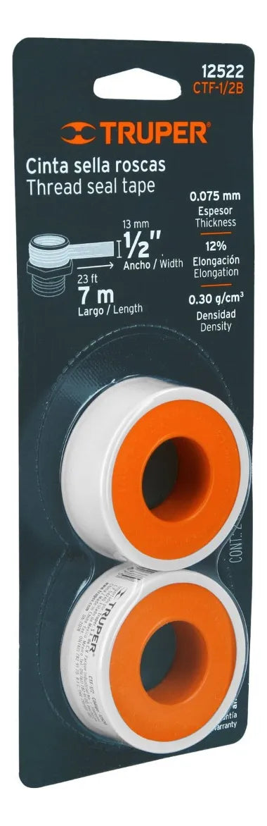 12520 TEFLON PROFESIONAL 7M TRUPER CTF-1/2