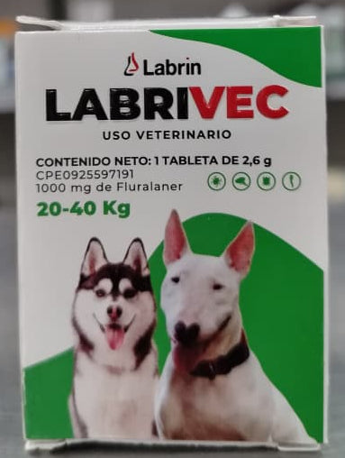 LABRIVEC 20 A 40 kg PERROS