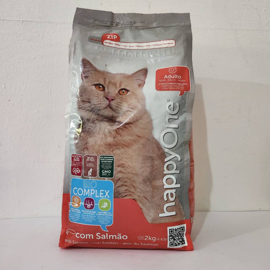HAPPY ONE 2 kg. €. ADULTO Con Salmon.
