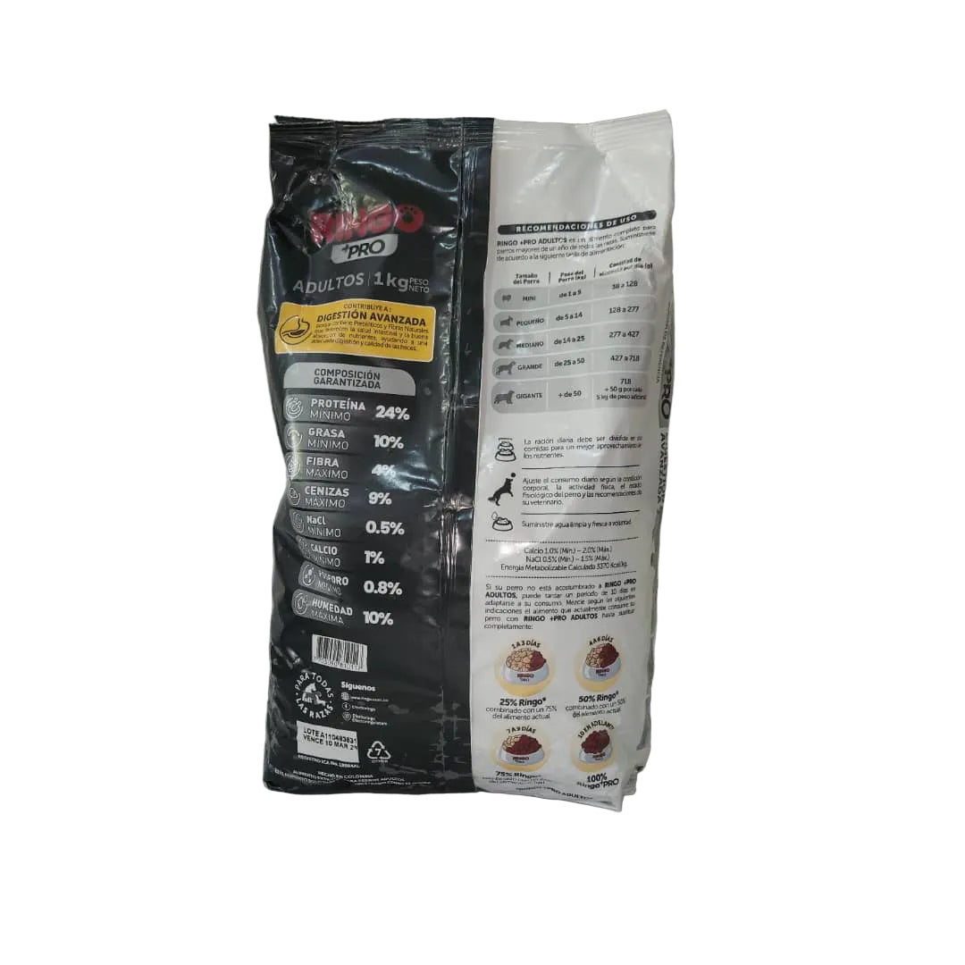 Ringo Adultos +Pro 1 kg Sachet