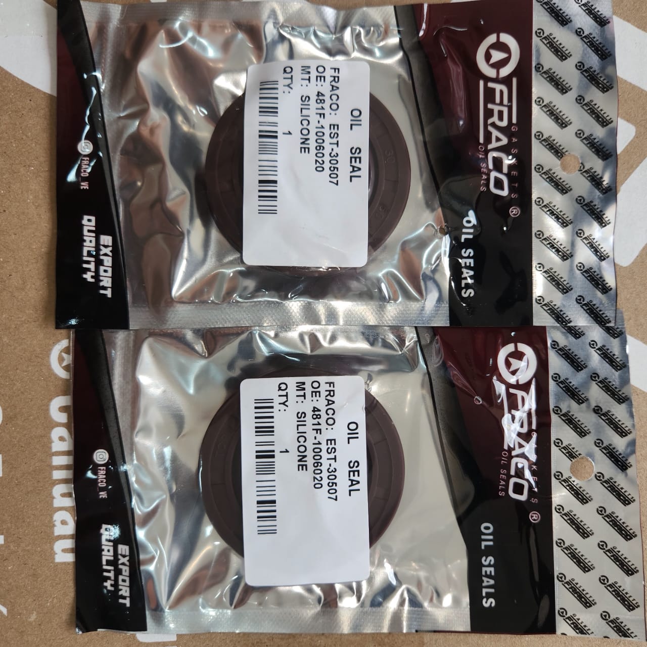 FS-7502-SB FULL SET SELLOS MOTOR FRACO CHERY ARAUCA X1 1.3L 4CIL 12-UP