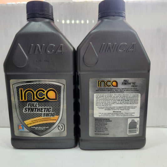 INCA SAE SN 5W-30 LUBRICANTE FULL SYNTHETIC 946 ml