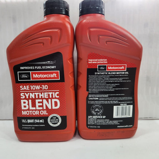 MOTORCRAFT SAE 10W-30 LUBRICANTE SYNTHETIC BLEND 946 ml