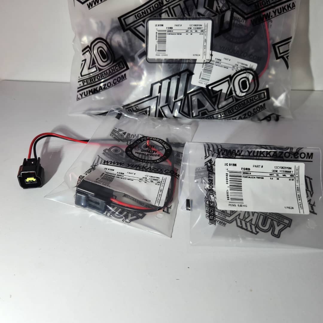 12CY062019N CONECTOR ELECTRICO DE BOBINA YUKKAZO FORD F - 150 / FORTALEZA / TRITON (97 - 01) 8CIL 5.4