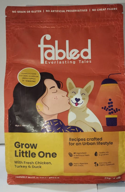 Grow Little One 2 kg Fabled Everlasting Tales Cachorros Razas Pequeñas