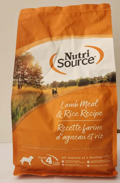 Nutri Source 1.8 kg Lamb Meal & Rice Recipe Perro Adulto