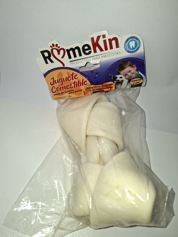 JUGUETES COMESTIBLES ROMEKIN. SNACK DE CARNAZA PARA PERROS CONT 1UND
