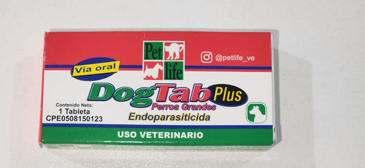 Dog Tab Plus Desparacitante Perro Grande 35 kg