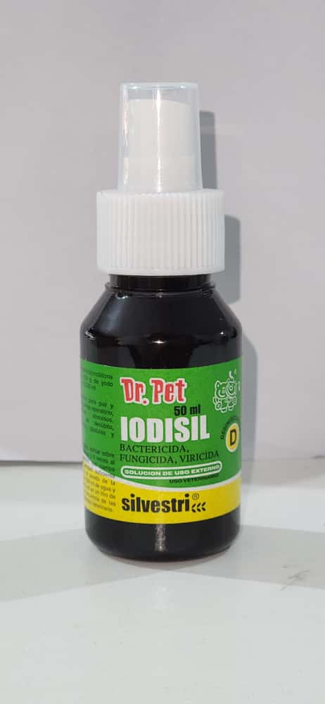 Limpiador De Heridas Iodisil 50 ml Perros Y Gatos