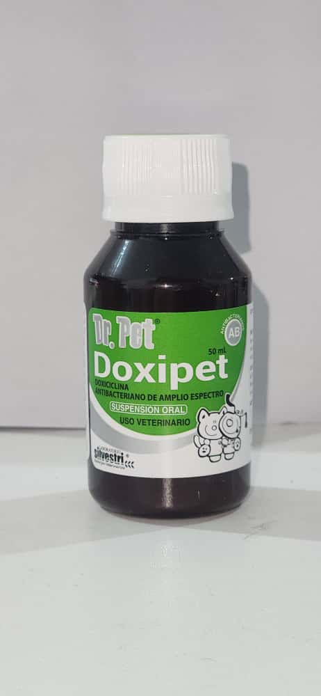 Doxipet Doxiciclina 50 ml $, Dr Pet Perros Y Gatos, Suspensión Oral