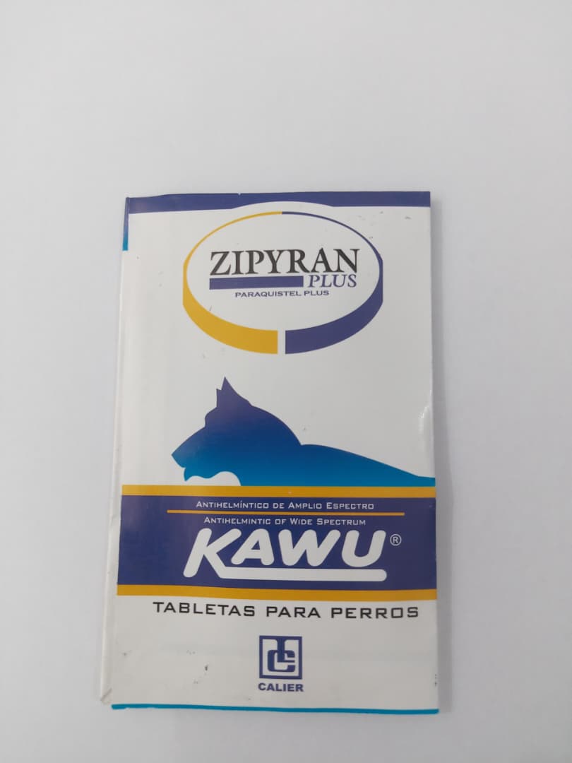 Desparasitante para Perros Zipyran Plus Cont 10 sobres de 1 Tableta Cada Uno