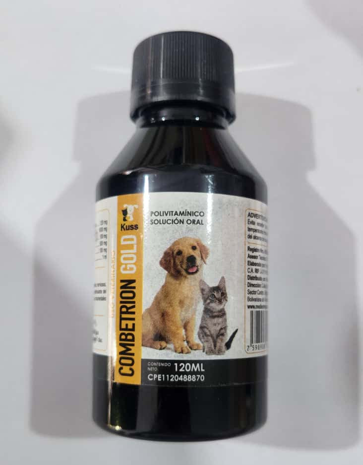 Polivitamínico Combetrion Gold  Solución Oral Cont 120 ml