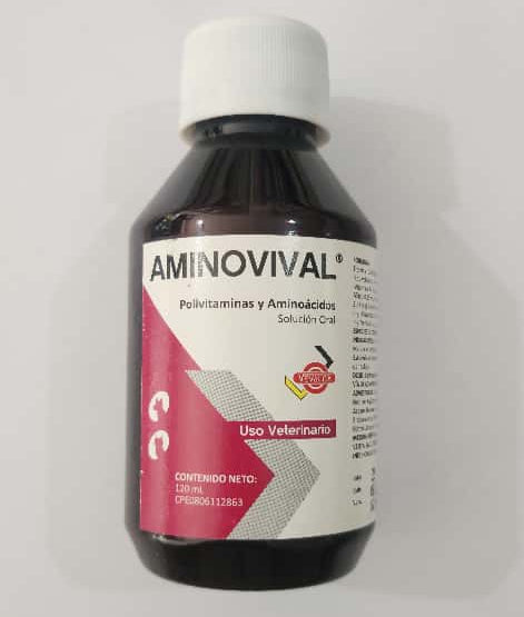 Aminovival 120 ml Perros y Gato Polivitaminas