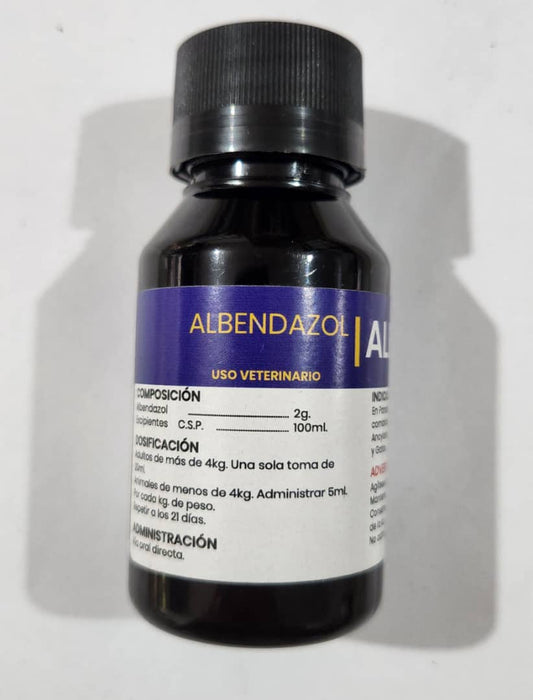 Albendasig 50 ml 2% Albendazol Vía Oral Desparasitante