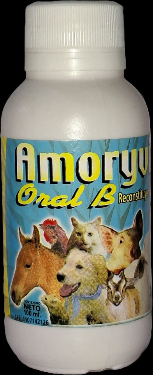 Multivitaminico Amoryvit Solución Oral para Animales Cont 100 ml