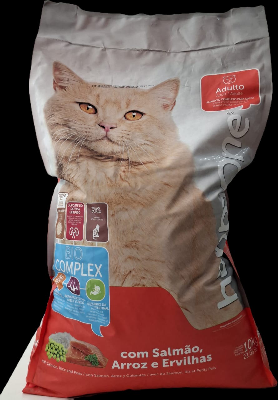 Happy One Gatos Adulto 10 kg. €. Salmon, Arroz y Guisante