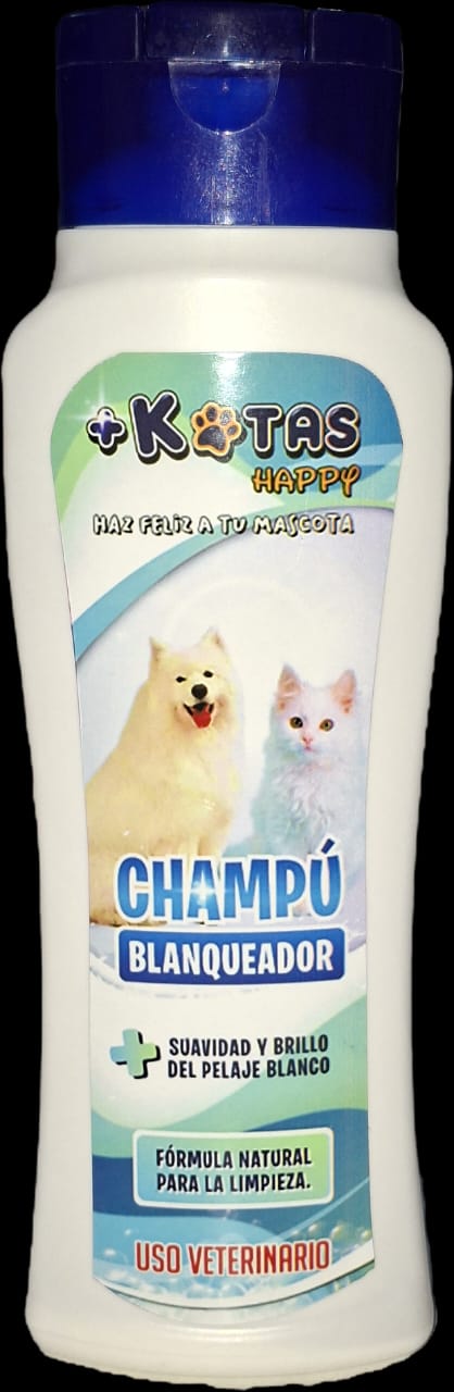 Champu Blanqueador +Kotas para Perros y Gatos Cont 400ml