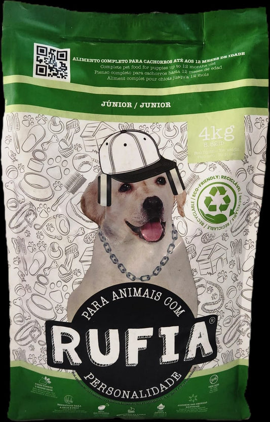 Rufia Alimento para Cachorros Sabor a Pollo Cont 4 kg