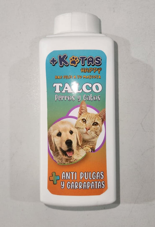 +Kotas Talco Anti-Pulgas y Garrapatas Caninos y Felinos Cont 225 g