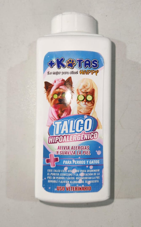 +Kotas Talco Hipoalergenico Canis y Felinos Cont 225 g