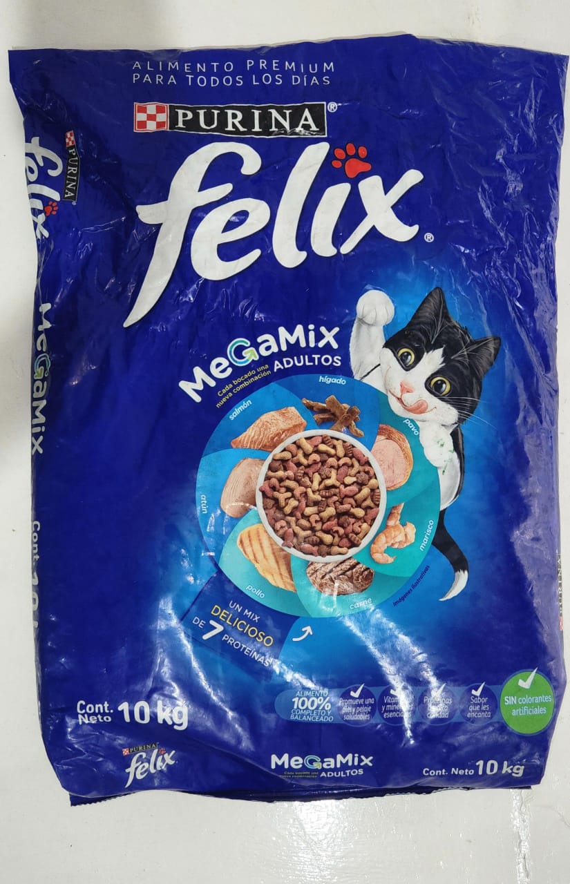 Purina Felix Megamix, Adultos, Cont 10 kg$