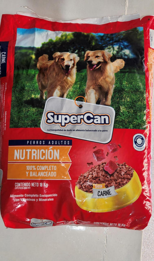 Super Can ADULTO 18 kg/GR, CARNE