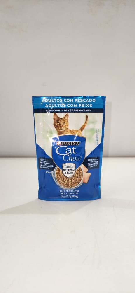 Cat Chow 85 g,  HÙMEDO Pescado, PURINA