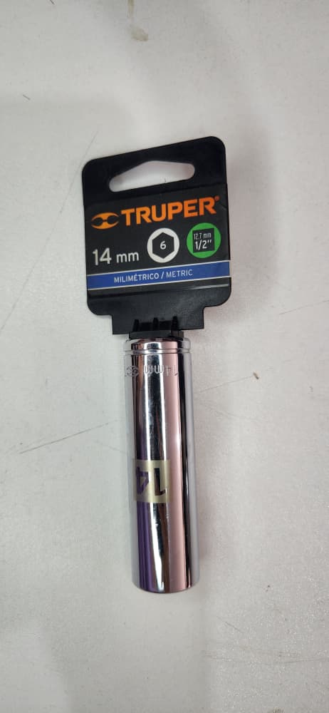 13354 DADO L 6PTA 1/2X14MM TRUPER D-5314-M