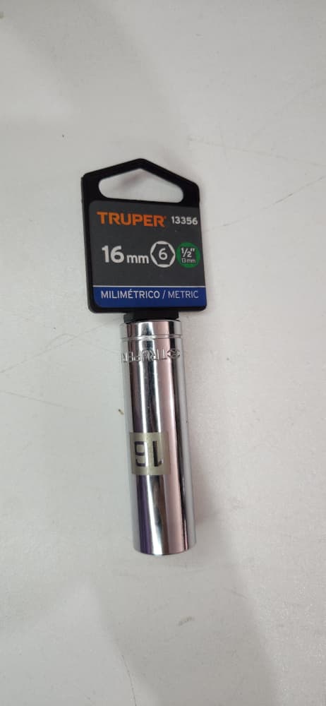 13356 DADO L 6PTA 1/2X16MM TRUPER D-5316-M