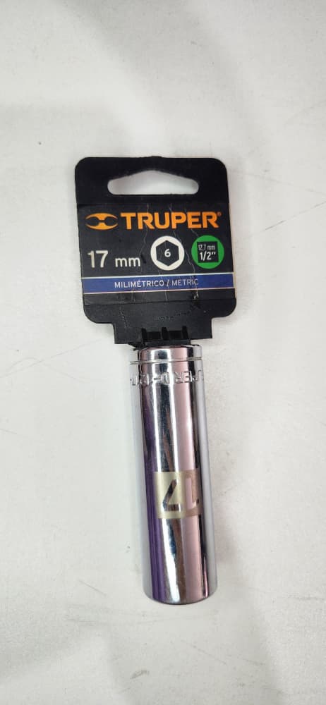 13357 DADO L 6PTA 1/2X17MM TRUPER D-5317-M