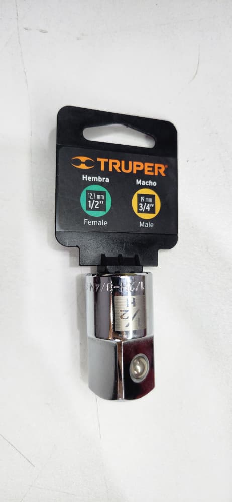 13426 ADAPTADOR 1/2"HX3/4"M TRUPER A-5653