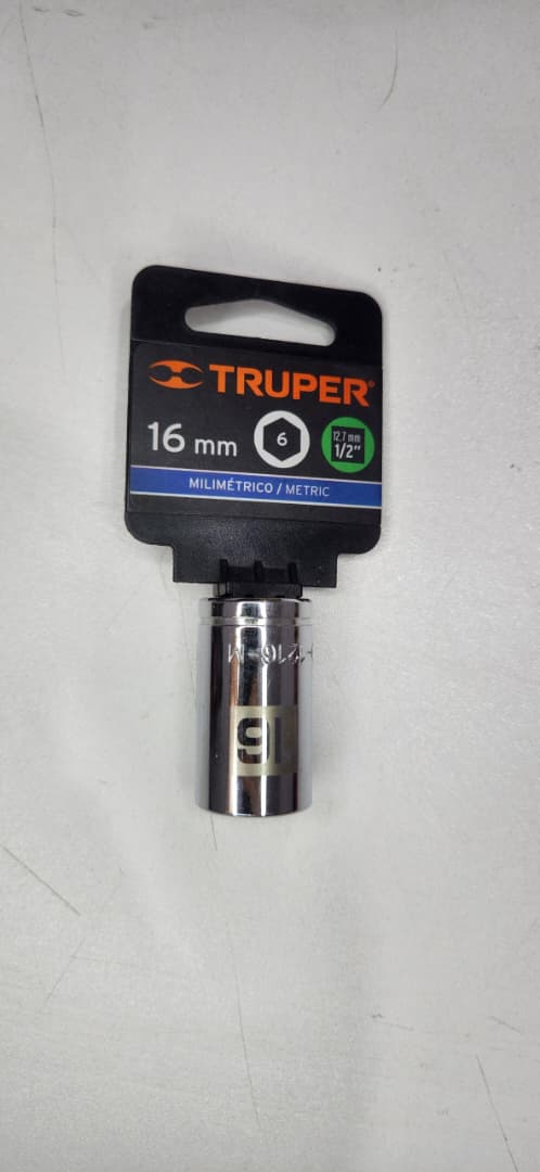 13266 DADO 6 PTA 1/2"X16MM TRUPER D-5416-M