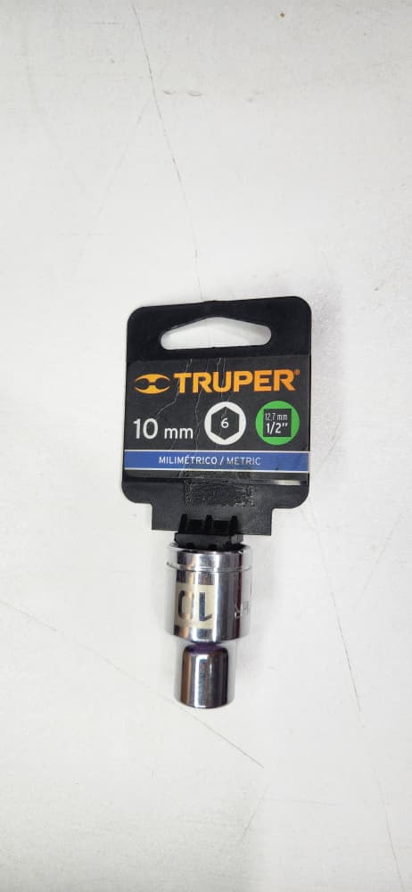 13260 DADO 6 PTA 1/2"X10MM TRUPER D-5410-M
