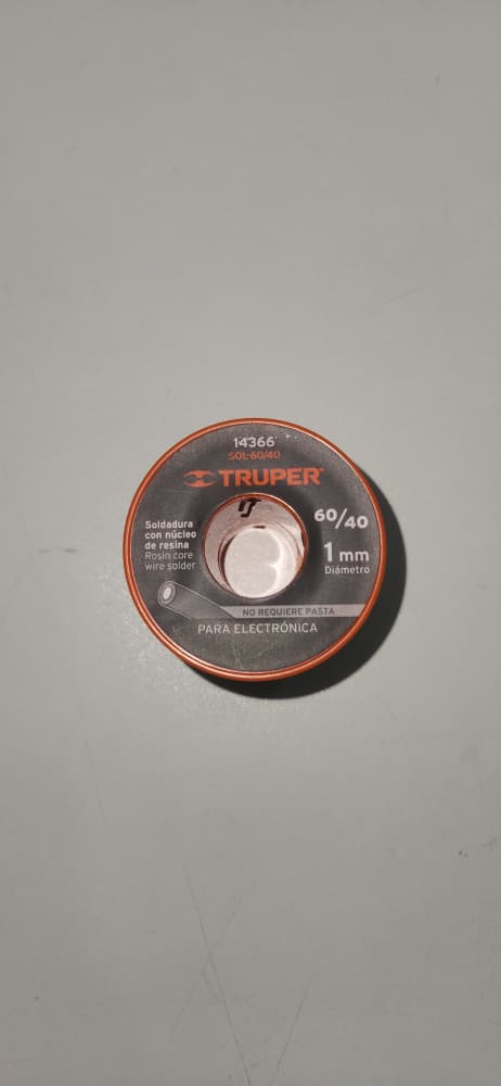 14366 SOLDADURA ESTAÑO TRUPER SOL-60/40 90 m