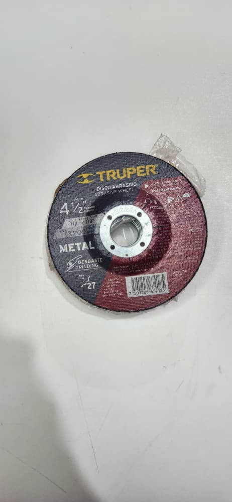 11548 DISCO CORTE R E/ME 4.1/2X1/4 TRUPER ABT386