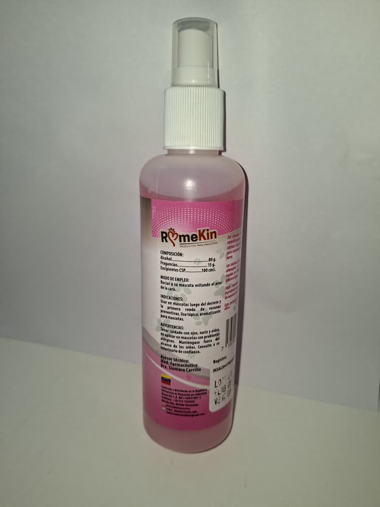 COLONIA PARA PERROS ROMEKIN PARA ELLAS CONT 250 cm3