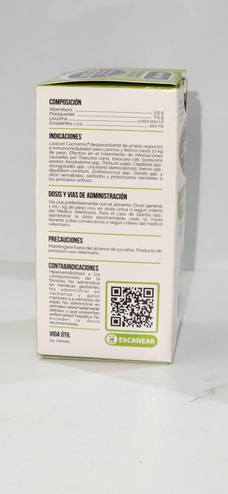 LisoCan Hasta 10 Kg 10 ml
