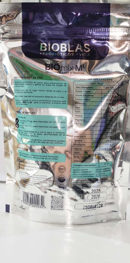 Biomix M1 150 Gr Probióticos Para Perros Y Gatos