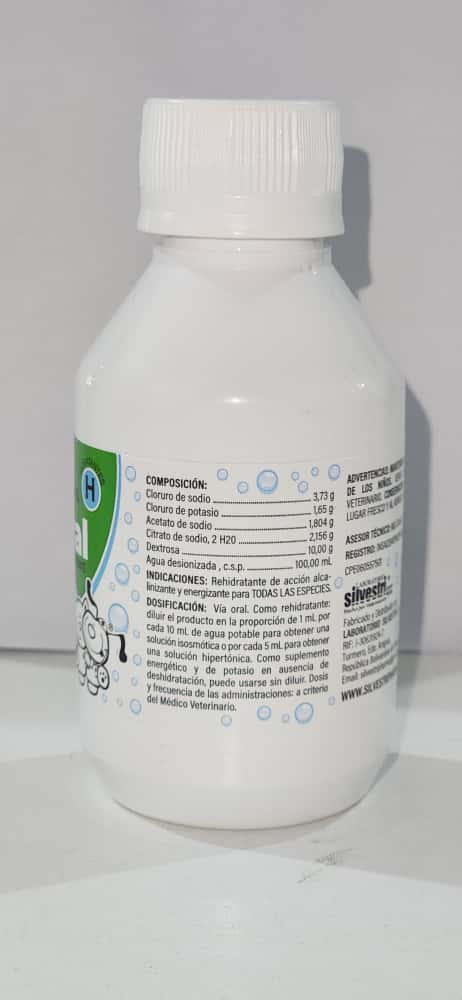Dr Pet Hidroral Rehidratante Suero Perros y Gatos Solución Oral  Cont 100 ml