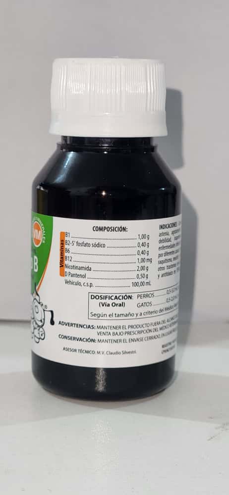 Complejo B 50ml, Dr Pet, Vitaminas y Minerales, Solución Oral $