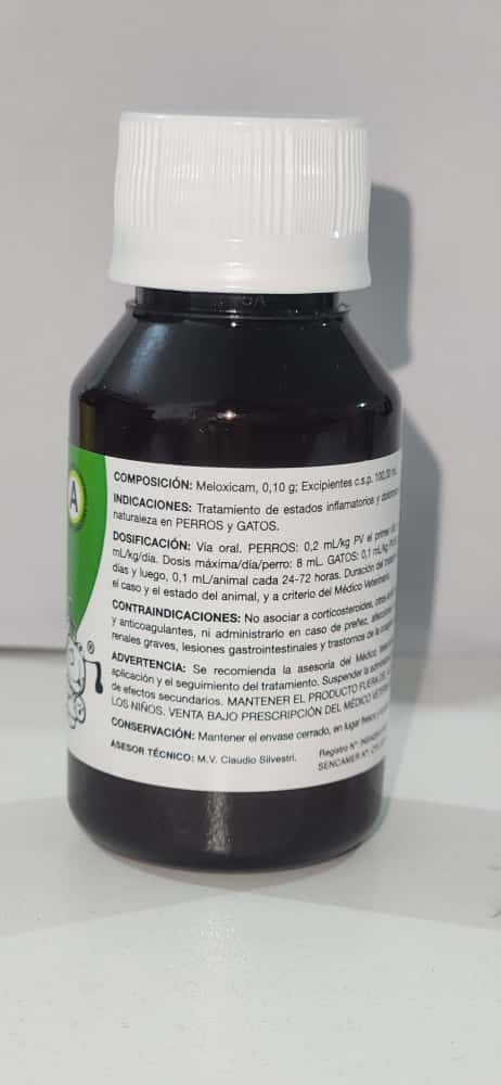 Doloxicam Dr Pet X 50ml$ Antinflamatorio Y Analgesico Solución de Uso Oral