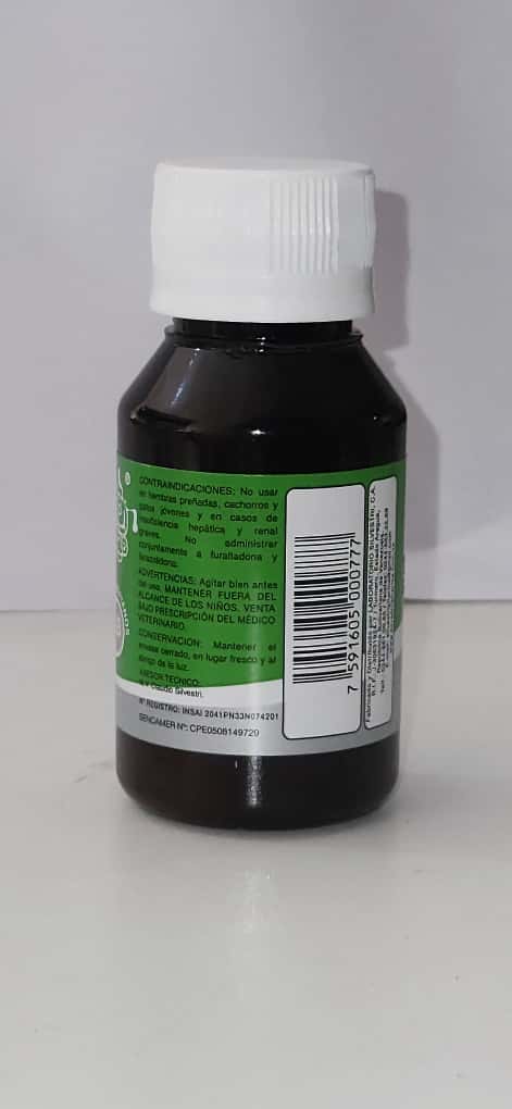 Bucomorgyl 50ml, Dr Pet, Antibacteriano, Suspensión Oral $