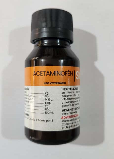 Acetaminofén Sigmafen Vía Oral para Perros Cont 50 ml