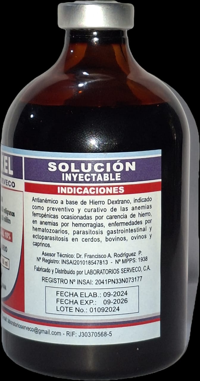 Antianémico Dextroxel Severco Solución Inyectable Cont 100 ml