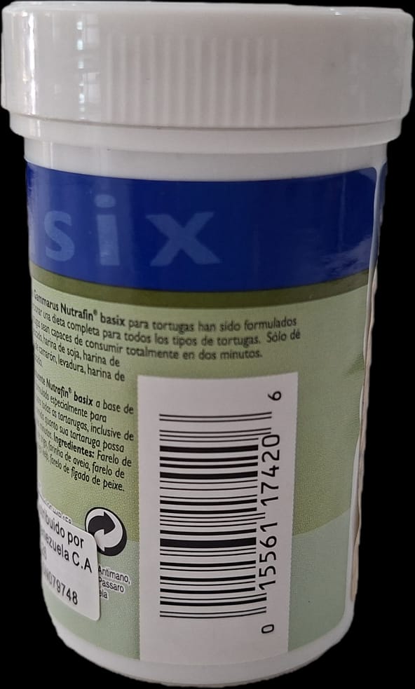 Alimento de Pescado para Todo Tipo De Tortugas NutraFin Basix  Cont 20 g