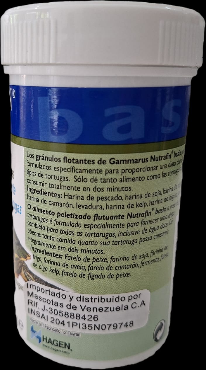 Alimento de Pescado para Todo Tipo De Tortugas NutraFin Basix  Cont 40 g