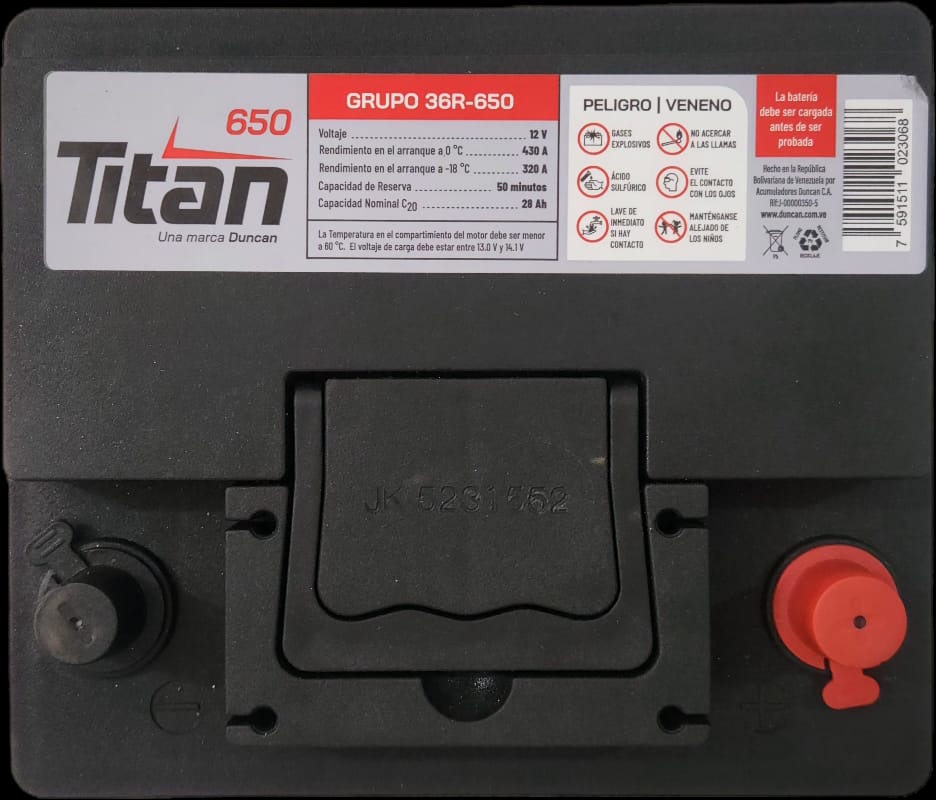 Titan 650 Duncan Grupo 36R-650